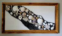 Handcrafted Seashell Artwork Black – Leggon's Legacy