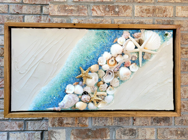 Ombre Sea Seashell Artwork